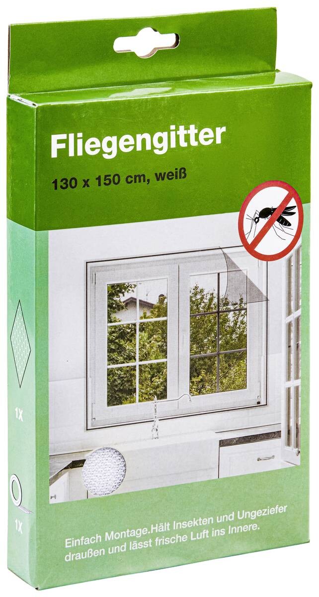 POCOline Fliegengitter weiß B/L: ca. 150x130 cm