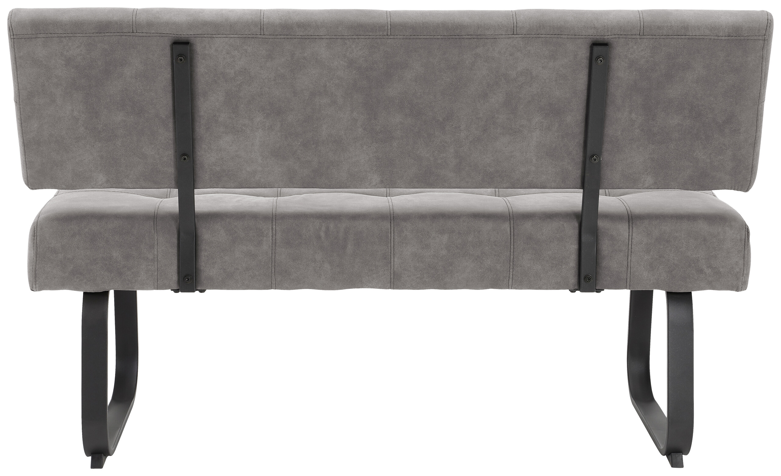 Essgruppe Luise II Eiche anthrazit Microfaser B/H/T: ca. 160x76x80 cm