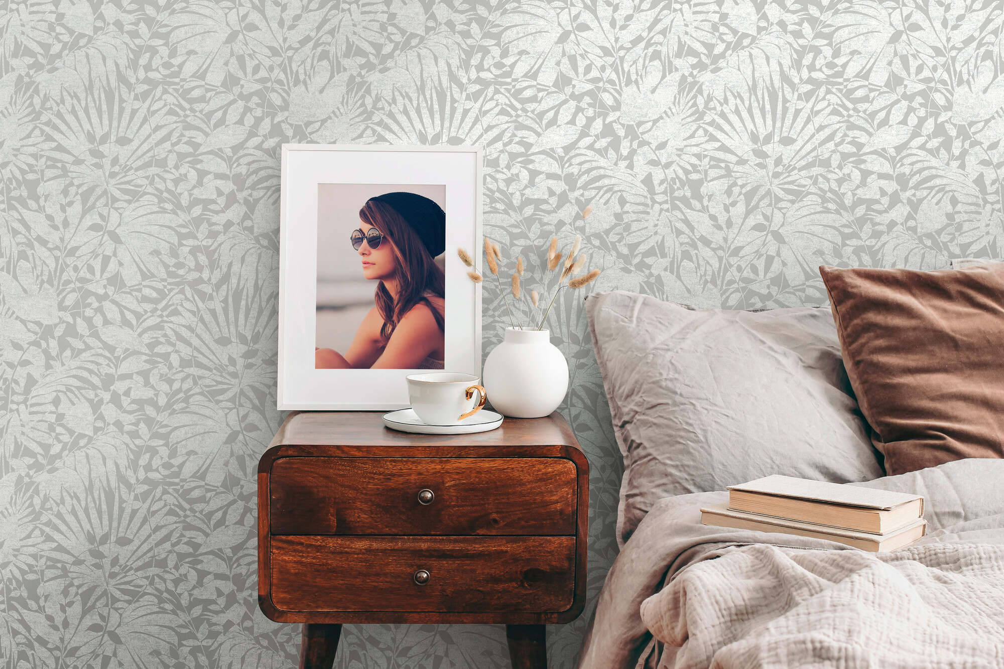 A.S.Creation Vliestapete silber grau weiß B/H/D: ca. 53x1005x8,5 cm