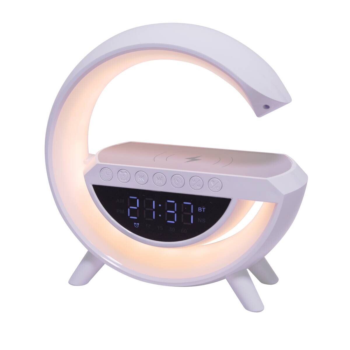 Nolo Tischleuchte Coby weiß Kunststoff B/H/L: ca. 8x24x23 cm