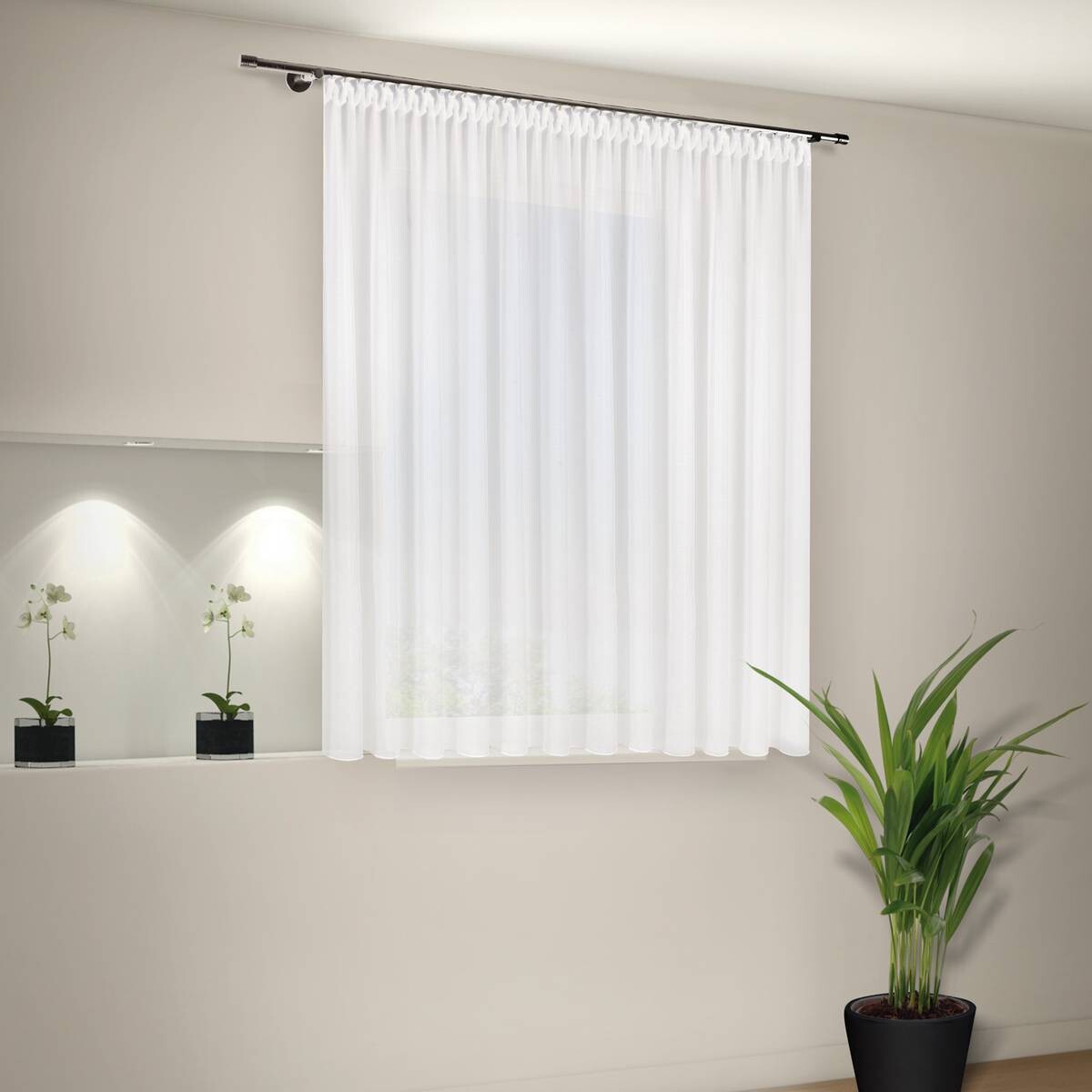 Happy Home Fertigstore Alina weiß B/L: ca. 300x175 cm