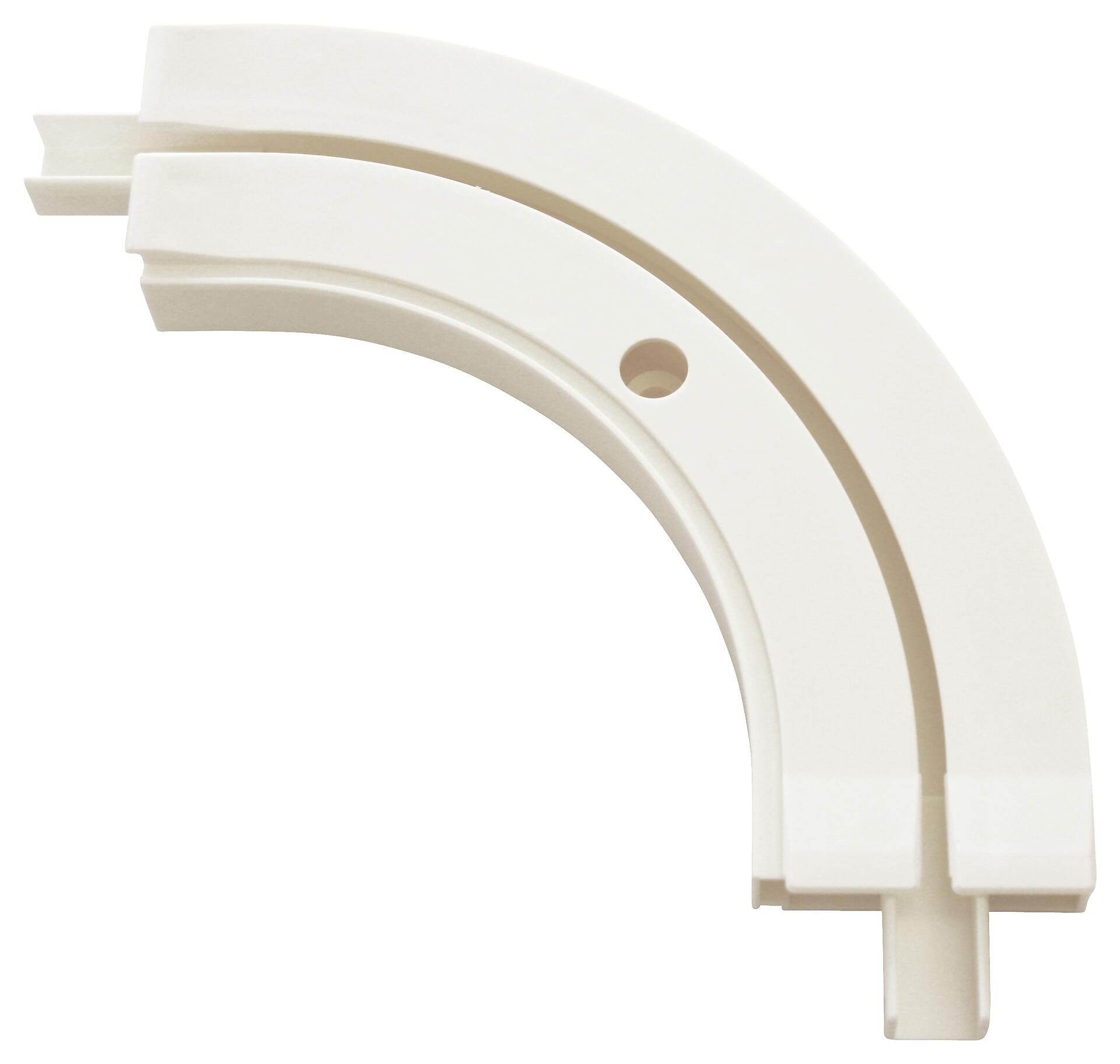 Boviva Erkerbogen weiß Kunststoff 1.0 Läufe