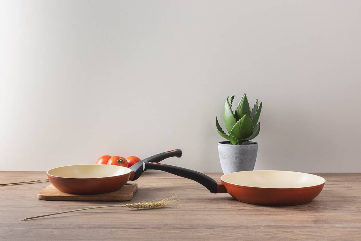 SAN IGNACIO Pfannenset SAFARI rot Aluminium 2 tlg.