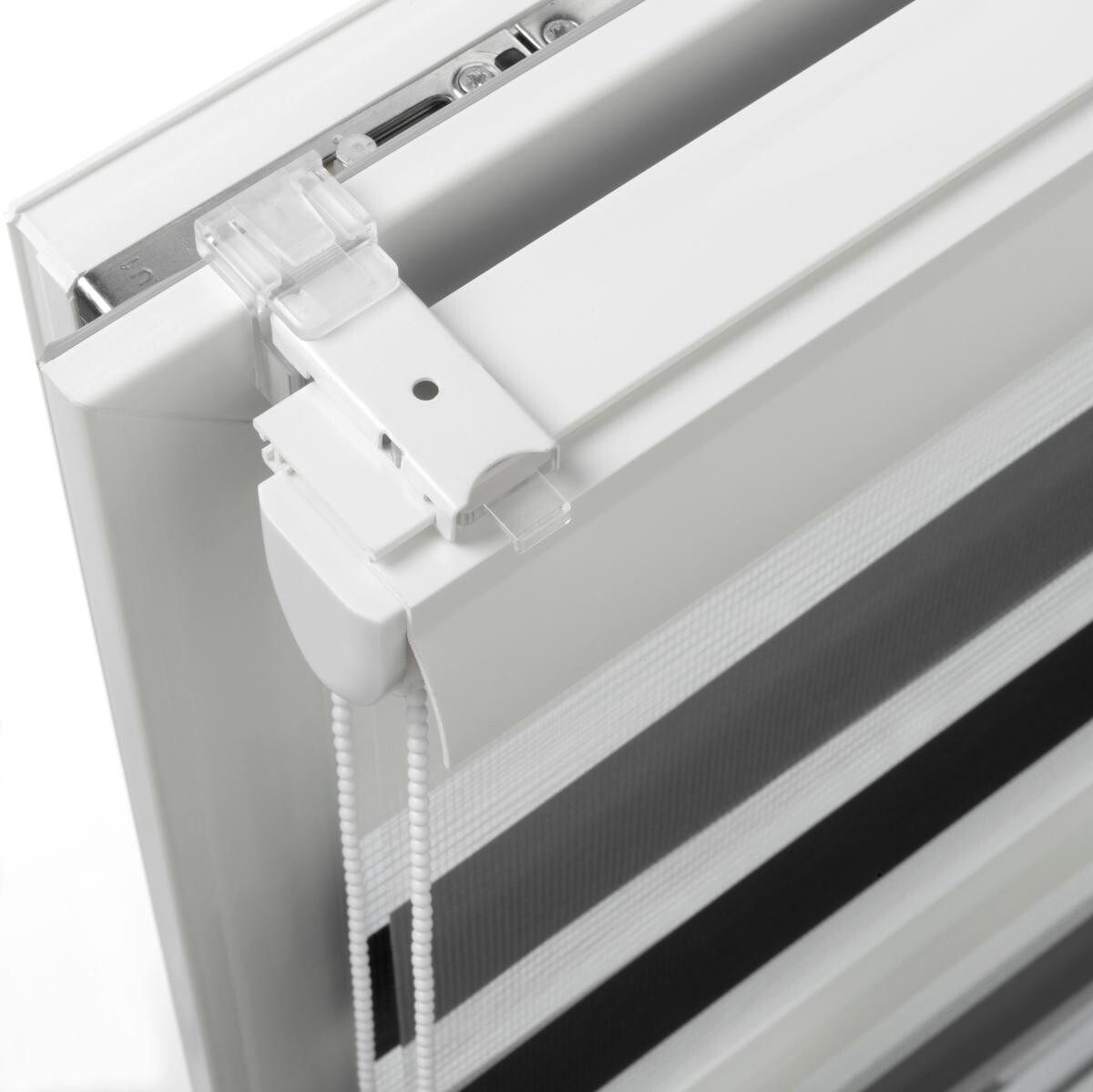 Boviva Doppelrollo mit Blende weiß B/L: ca. 90x160 cm