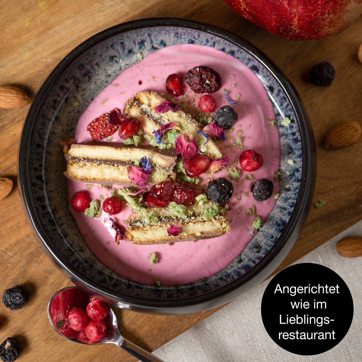 Moritz & Moritz Dessertschalen-Set grauschwarz Steinzeug H/D: ca. 5x19 cm