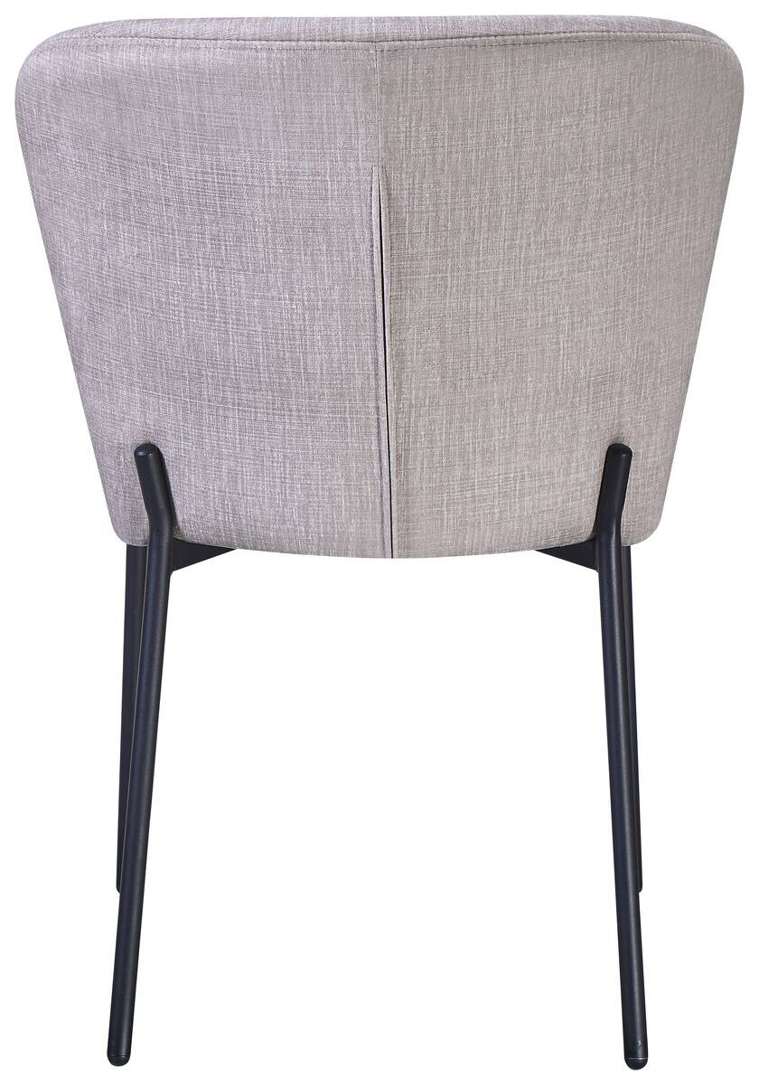 Stuhl Dora beige Velourstoff