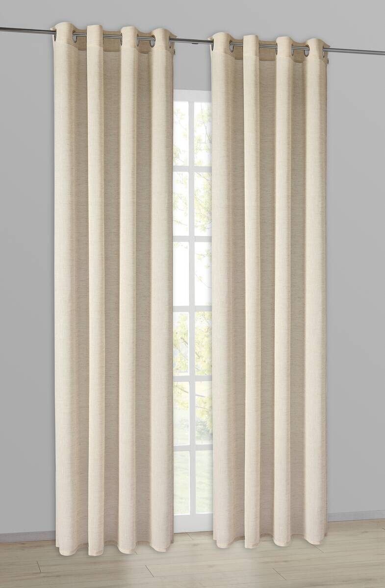 Esprit Ösenvorhang E-Ola beige B/L: ca. 140x250 cm