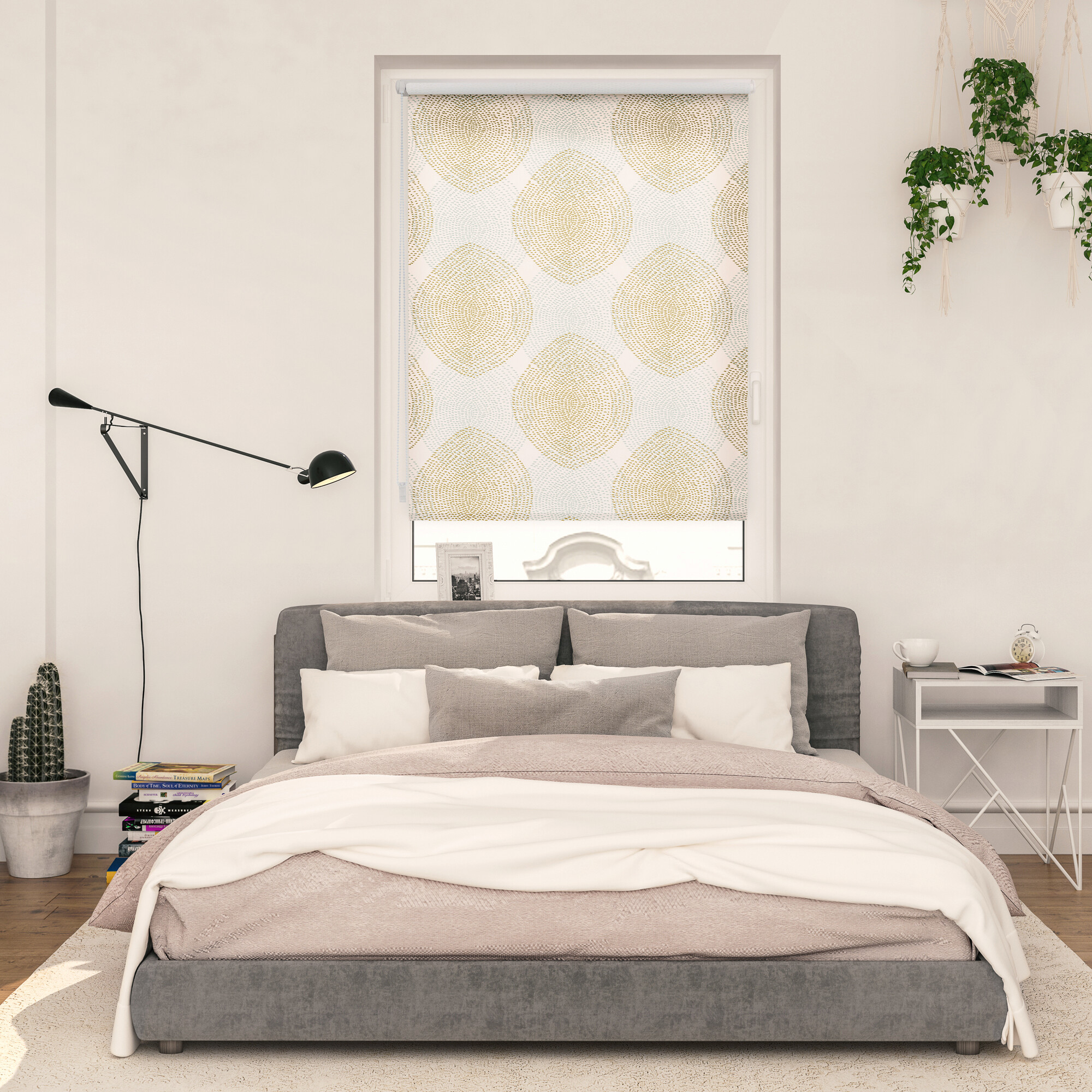 LICHTBLICK Rollo Stripy Boho Drop beige B/L: ca. 70x150 cm