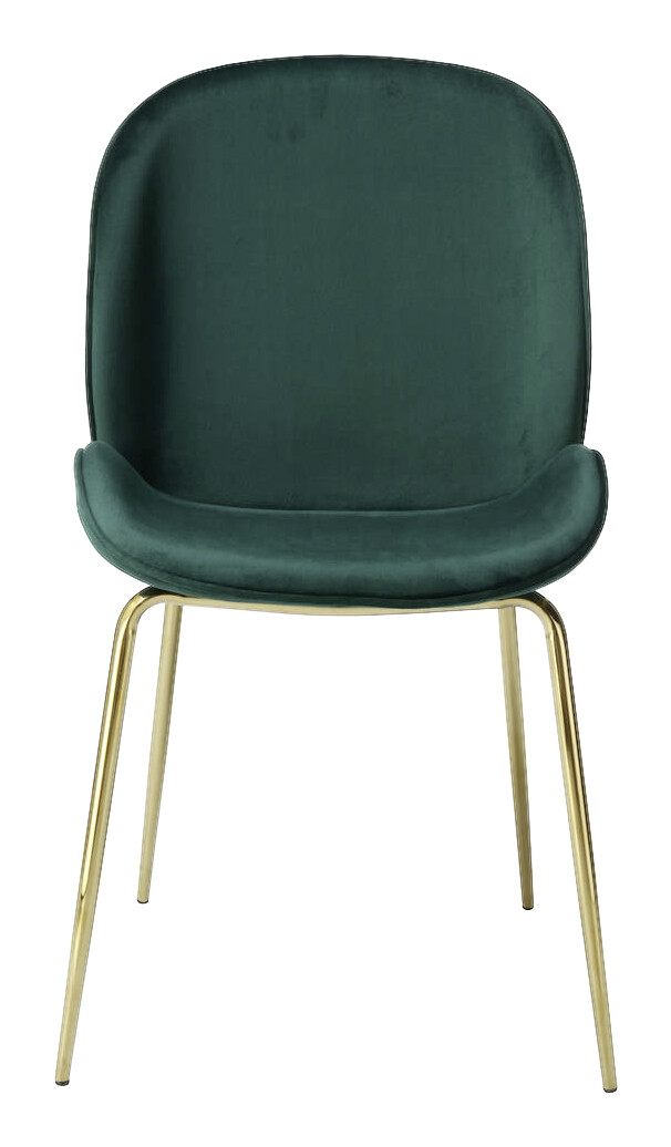 Stuhl Charlize 100 2er grün Microfaser B/H/T: ca. 48x87x59 cm