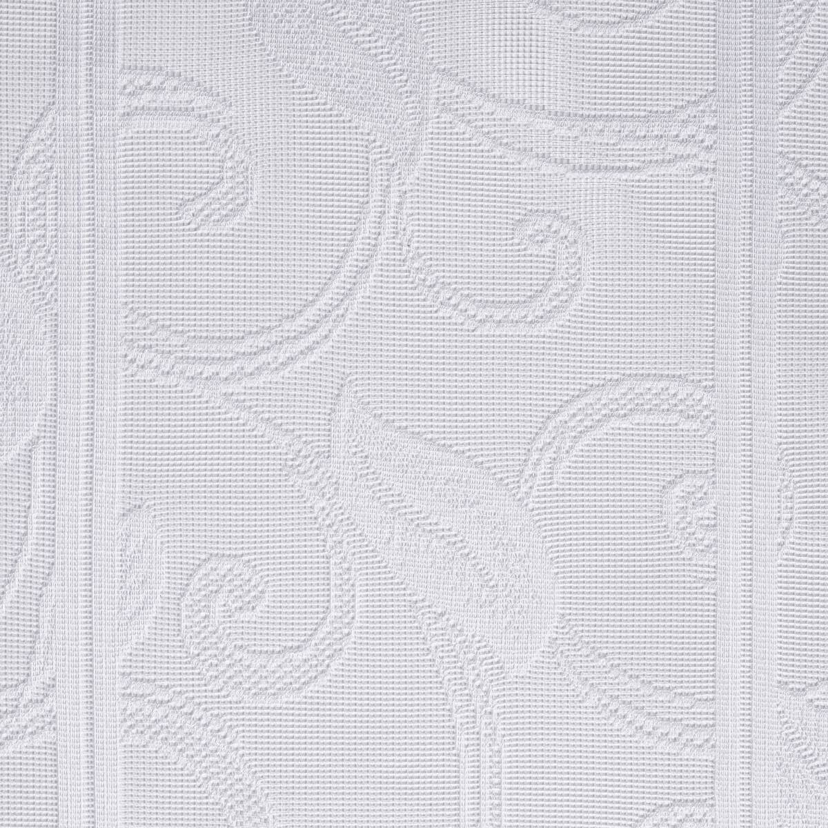 Scheibengardinen-Meterware Ranke weiß H: ca. 60 cm