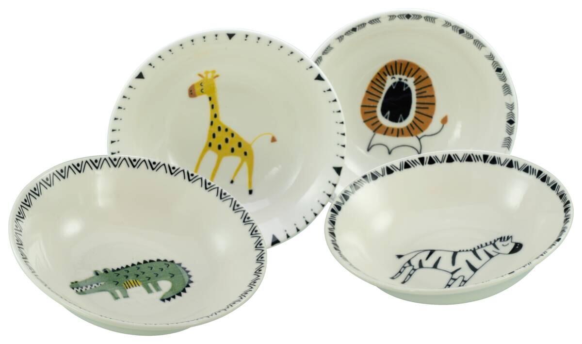 CreaTable Mehrzweckschalen Safari mehrfarbig Steinzeug D: ca. 18,6 cm