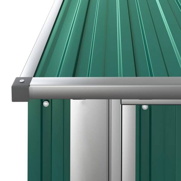 vidaXL Geräteschuppen grün B/H: ca. 180,5x209,5 cm