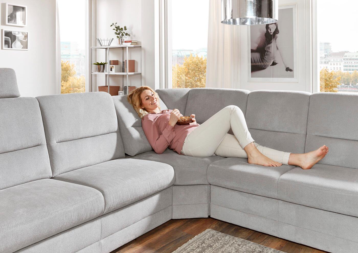 Wohnlandschaft Topasplan Q+ B/T: ca. 228x160 cm