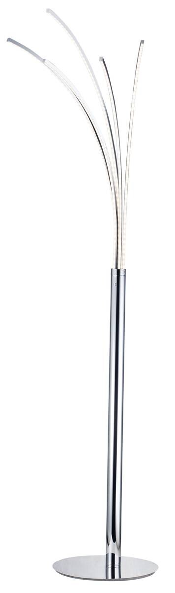 POCOline Stehleuchte Palmier Chrom Metall H: ca. 180 cm 5 Brennstellen