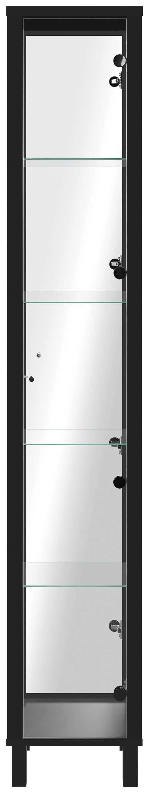 Vitrine Albi schwarz B/H/T: ca. 33x189x33 cm Vitrine Albi schwarz B/H/T: ca. 33x189x33 cm