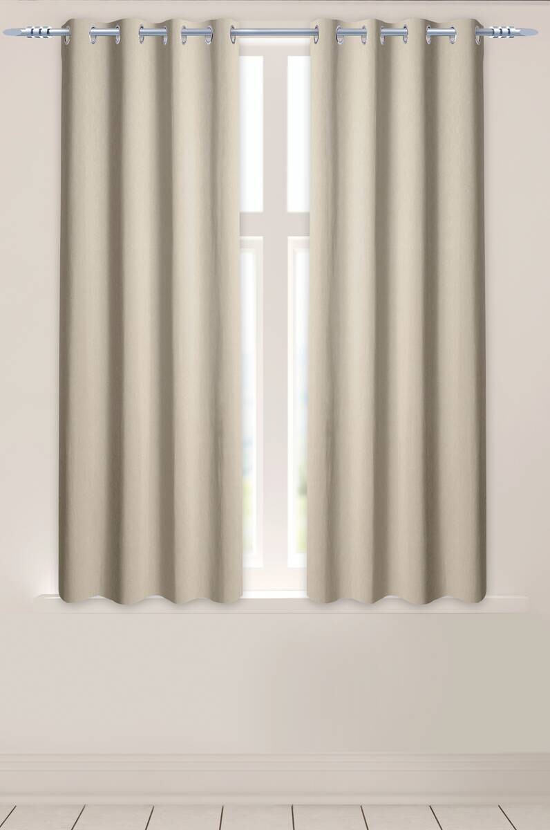 Verdunklungsvorhang Larius beige B/L: ca. 140x175 cm