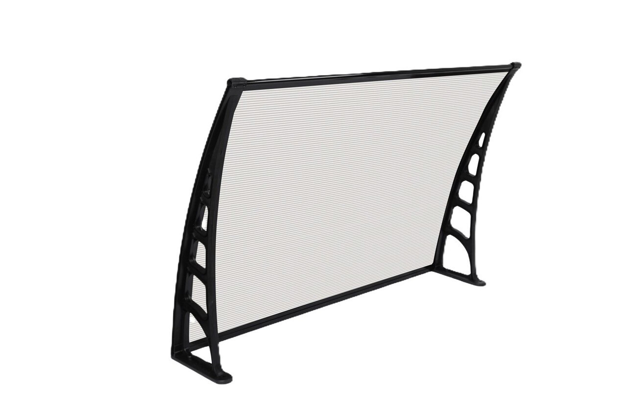 Brosplast Vordach Crocus transparent B/H/L: ca. 120x23x80 cm