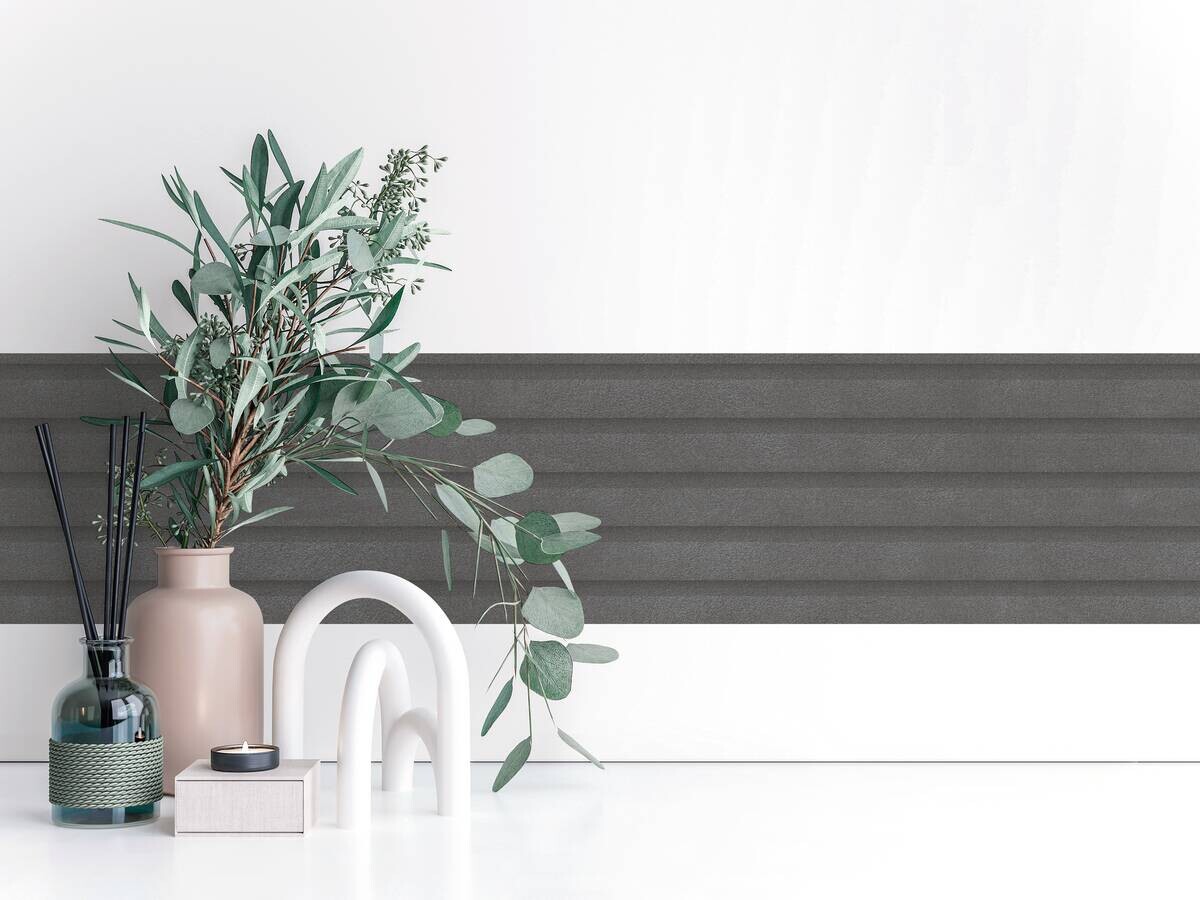 A.S.Creation Bordüre schwarz grau B/H/D: ca. 17x500x6,8 cm