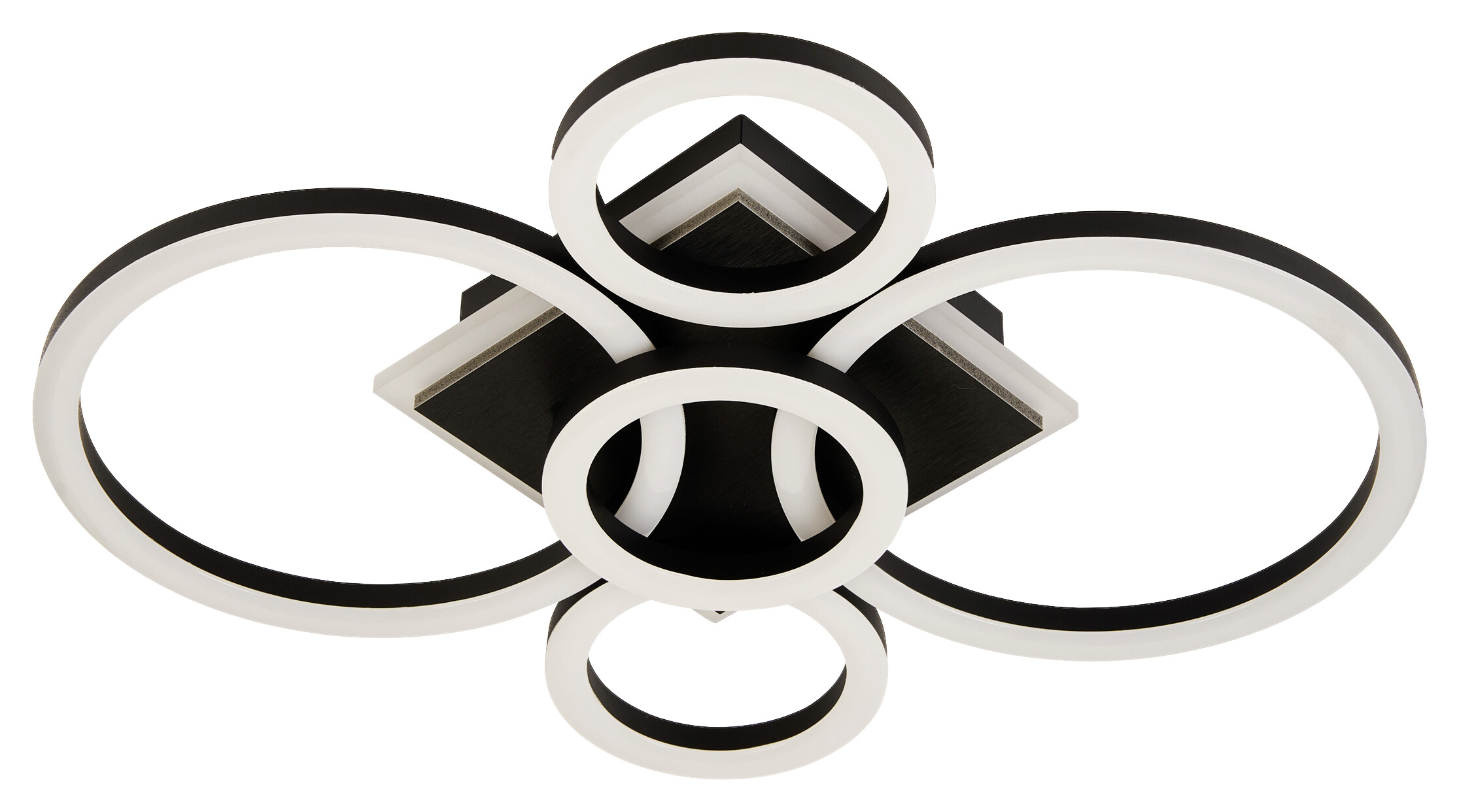 POCOline LED-Deckenleuchte Lavan schwarz B/H/L: ca. 39x9x49 cm