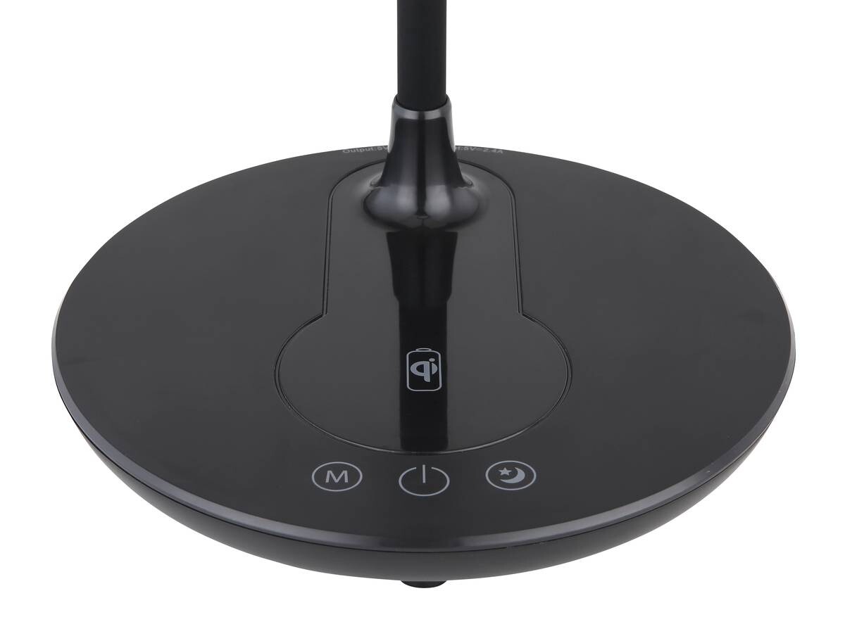 GLOBO Tischleuchte REGINA 58403 schwarz Kunststoff B/H/L: ca. 17x54x33 cm