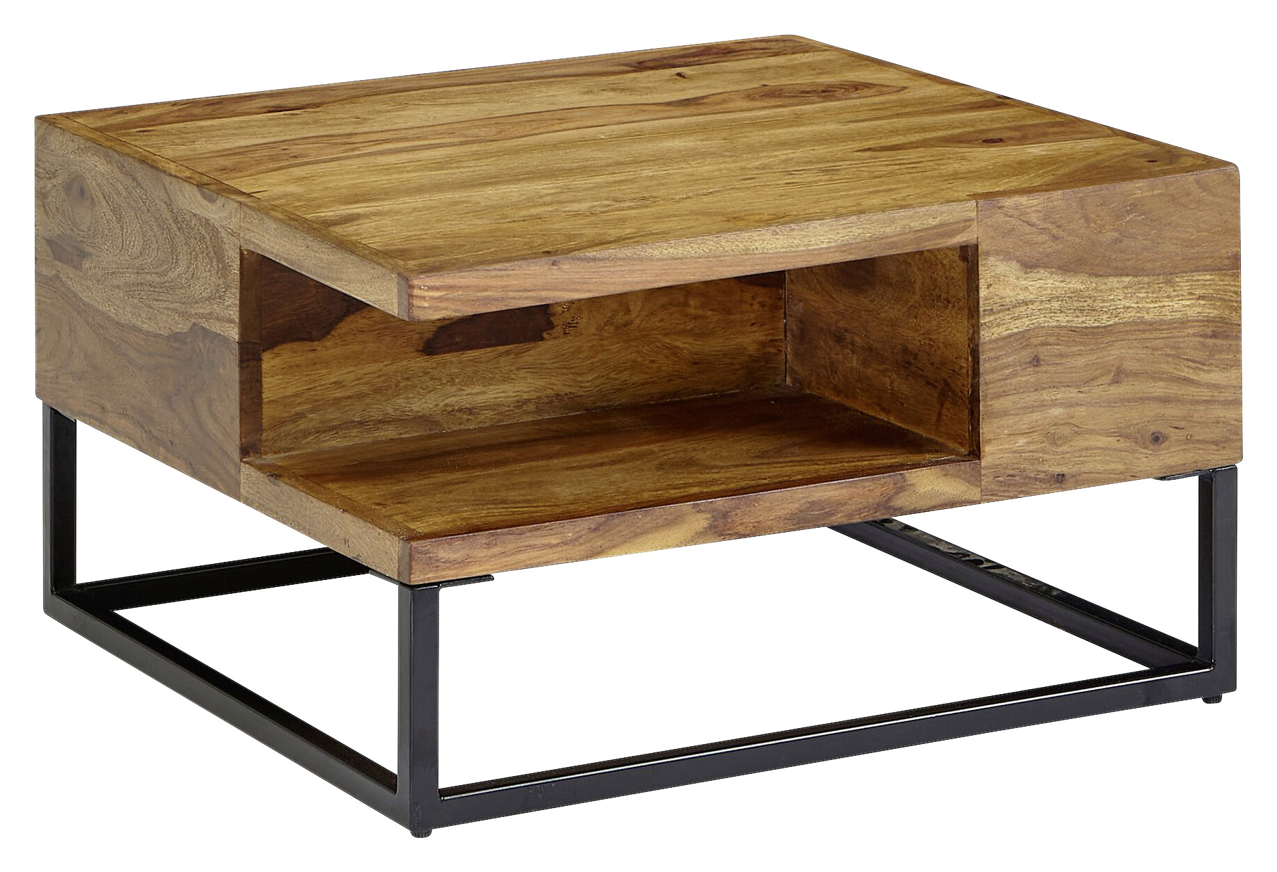 Wohnling Couchtisch braun B/H/T: ca. 60x35x60 cm