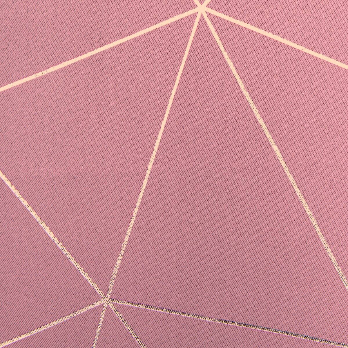 Verdunklungsvorhang Nizza rosa B/L: ca. 135x235 cm