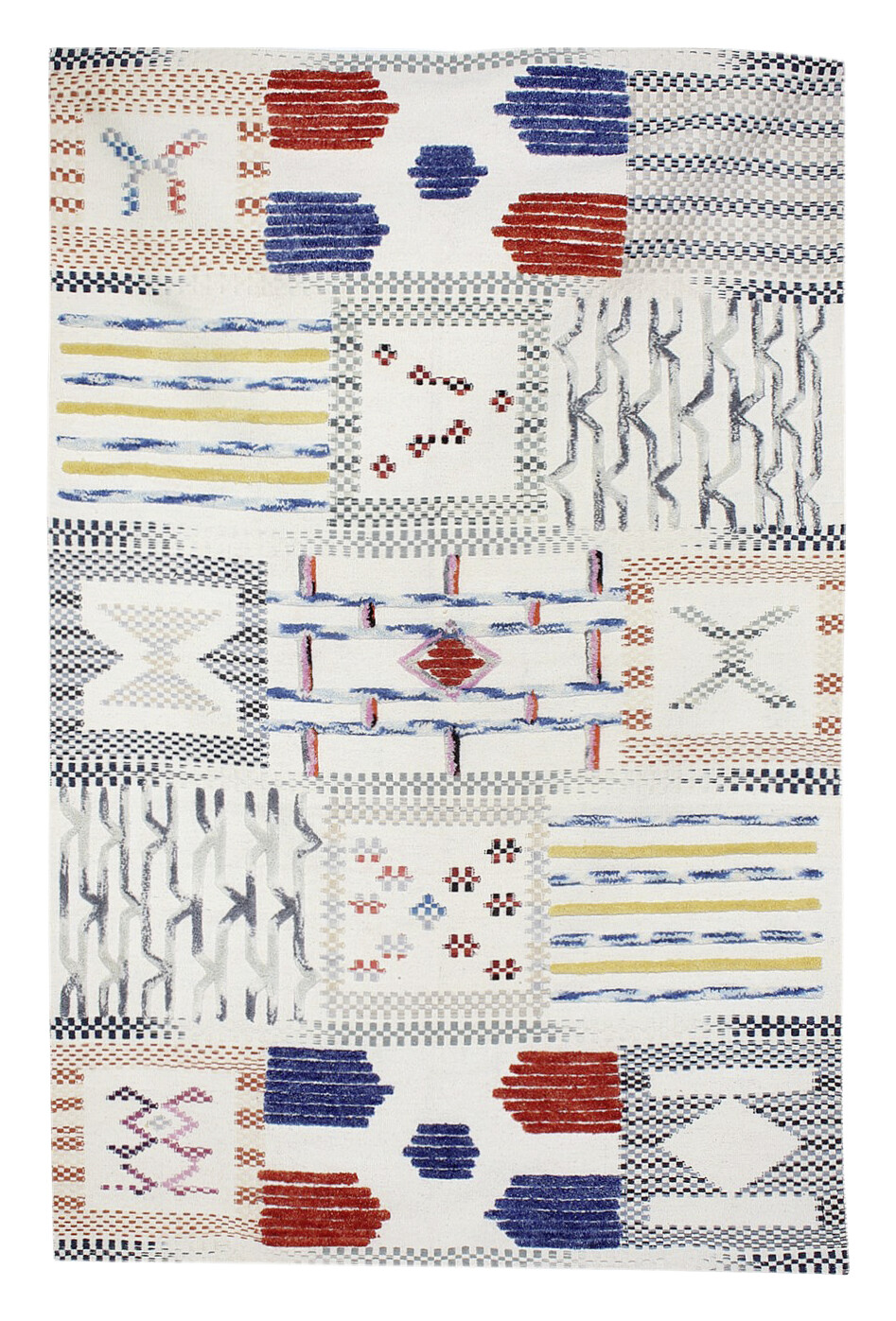 Kayoom Kurzflorteppich Empire 110 elfenbein B/L: ca. 120x170 cm