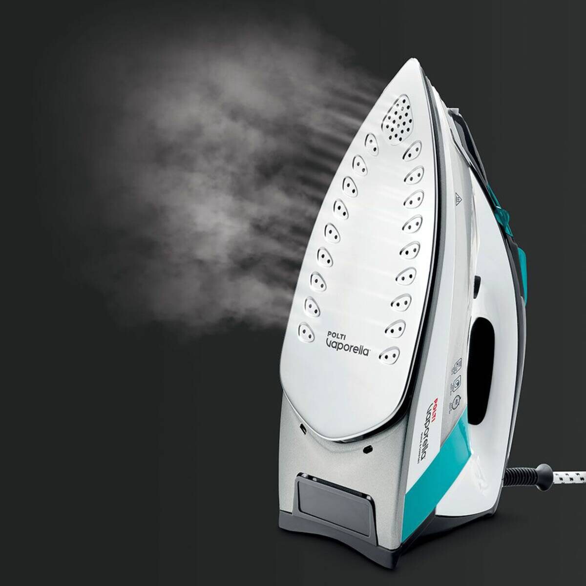 Polti Polti Dampfbügelautomat QC110 türkis weiß Edelstahl B/H/L: ca. 28,7x14,4x28,7 cm