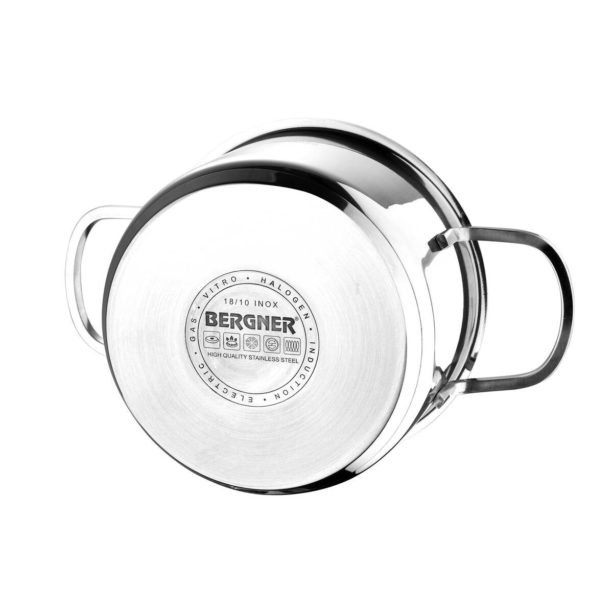 BERGNER Topfset Classic silber Edelstahl 6 tlg.