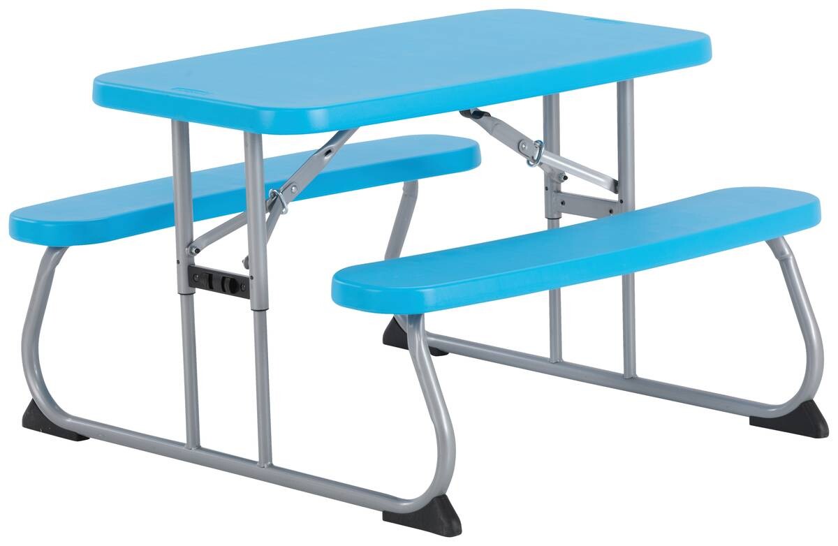 Lifetime Picknickgarnitur Kids blau Kunststoff B/H/L: ca. 90x53x83 cm