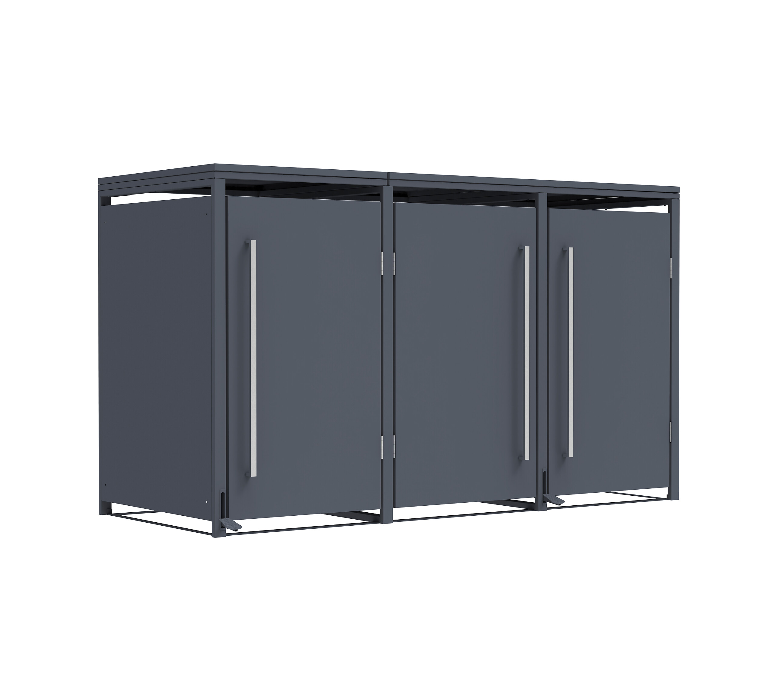 Westmann Mülltonnenbox Pedura anthrazit B/H/L: ca. 199x116x80 cm