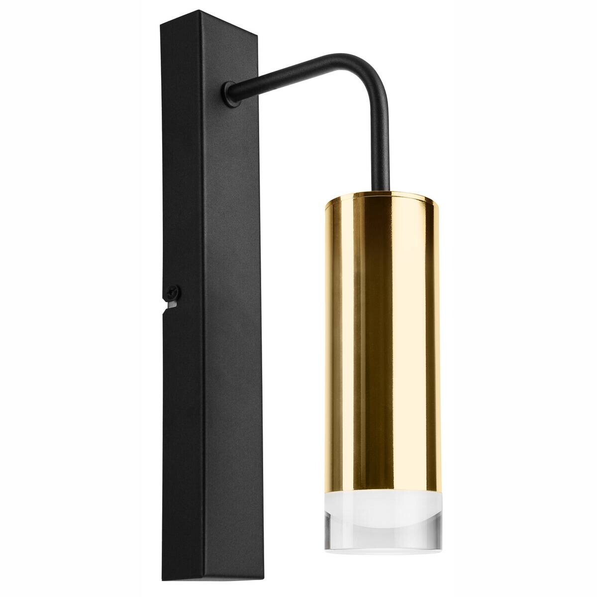 Lamkur Wandleuchte DIEGO 39657 gold Stahl Aluminium Acryl H/L: ca. 32x32 cm E27 1 Brennstellen