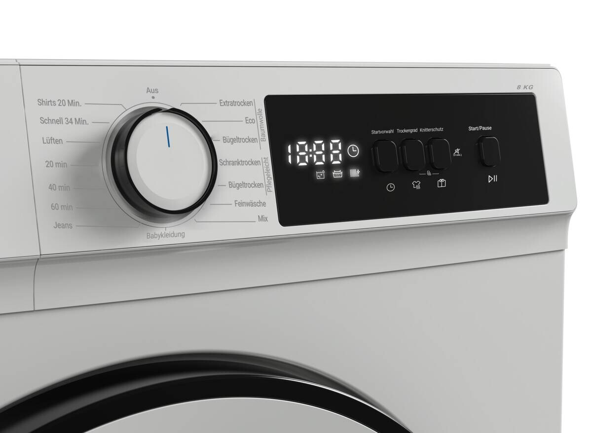 Daewoo Wärmepumpentrockner TD-B8GP1WD0-DE