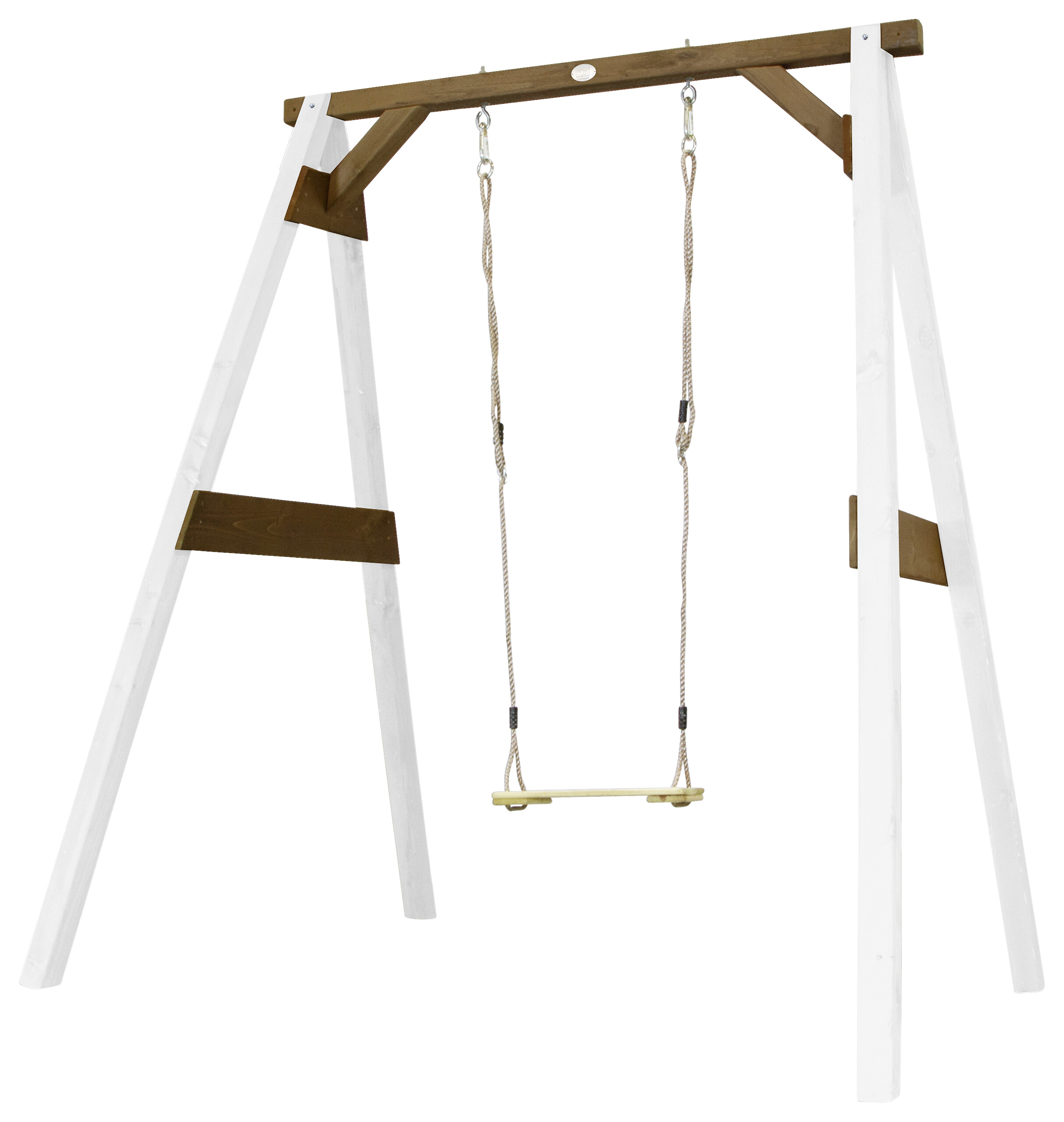 AXI Einzelschaukel weiß B/H/L: ca. 160x181x207 cm