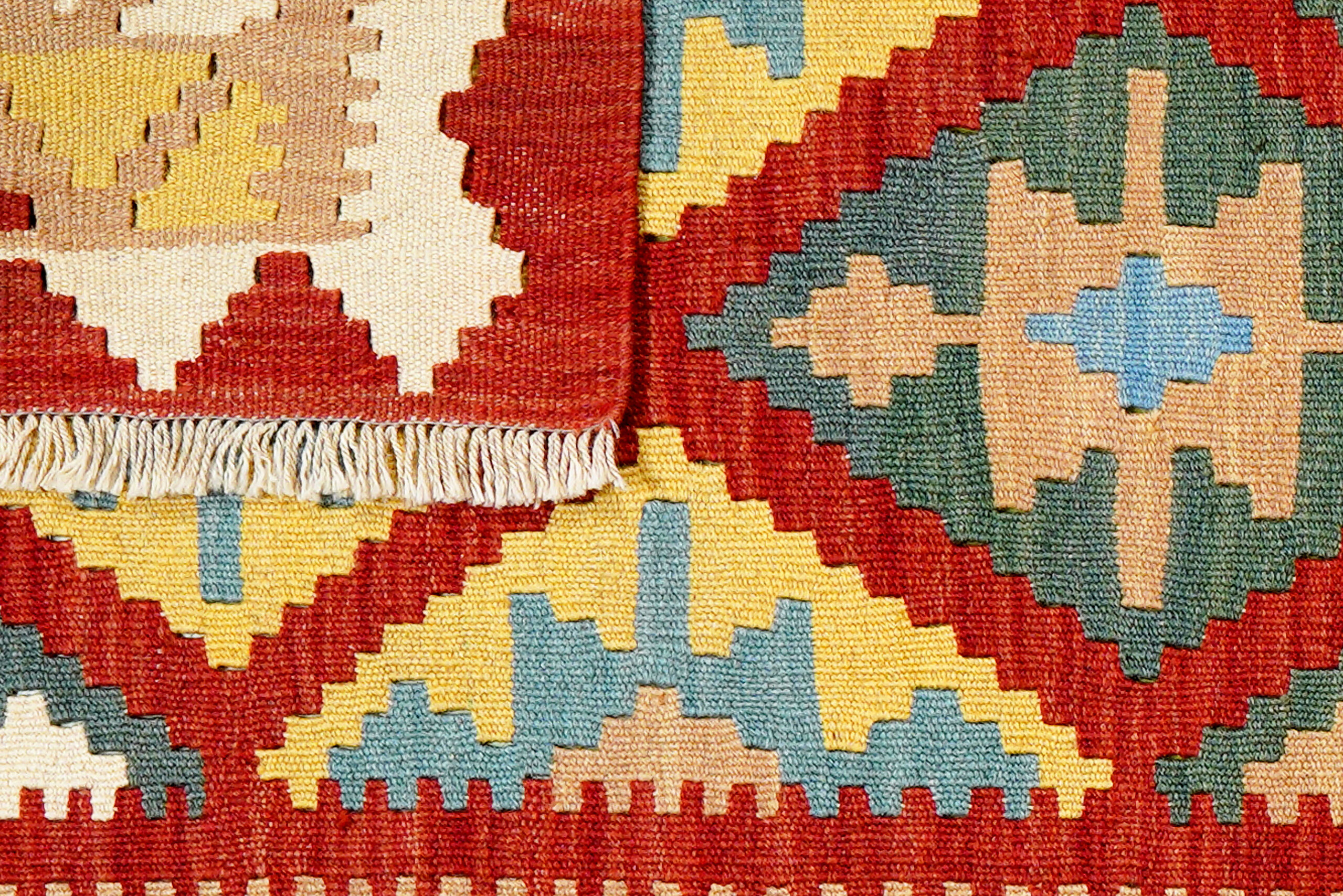 PersaTepp Teppich Kelim Gashgai rot B/H/L: ca. 104x1x154 cm