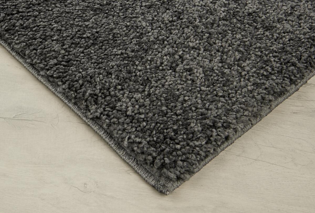 Hochflorteppich Smile anthrazit B/L: ca. 80x150 cm