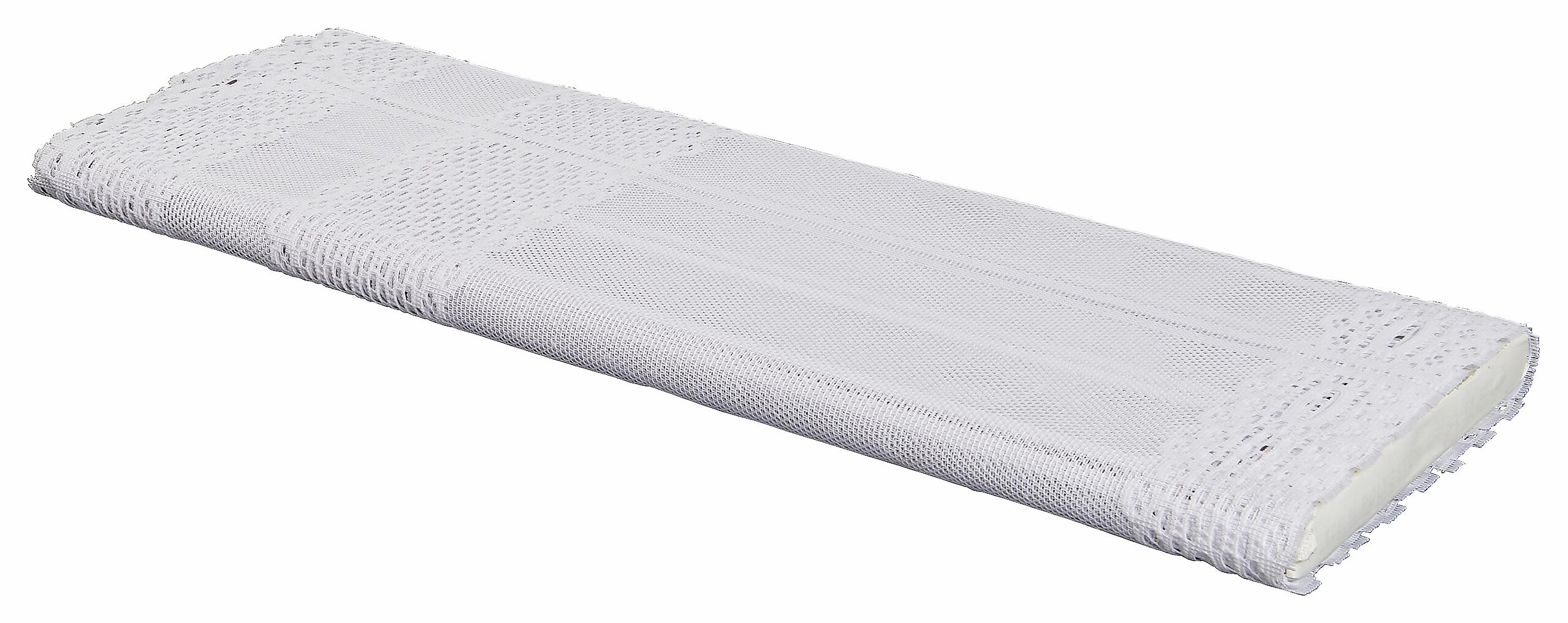 Scheibengardinen-Meterware weiß H: ca. 50 cm