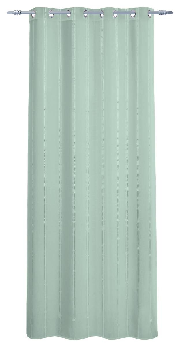 Ösenvorhang Lucy salbei B/L: ca. 140x245 cm