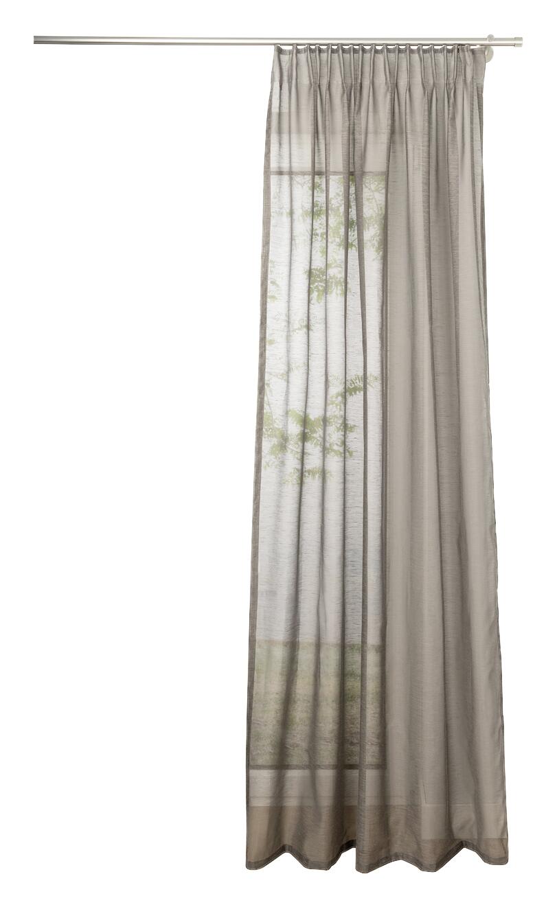 Kombivorhang SOFT taupe B/L: ca. 135x300 cm