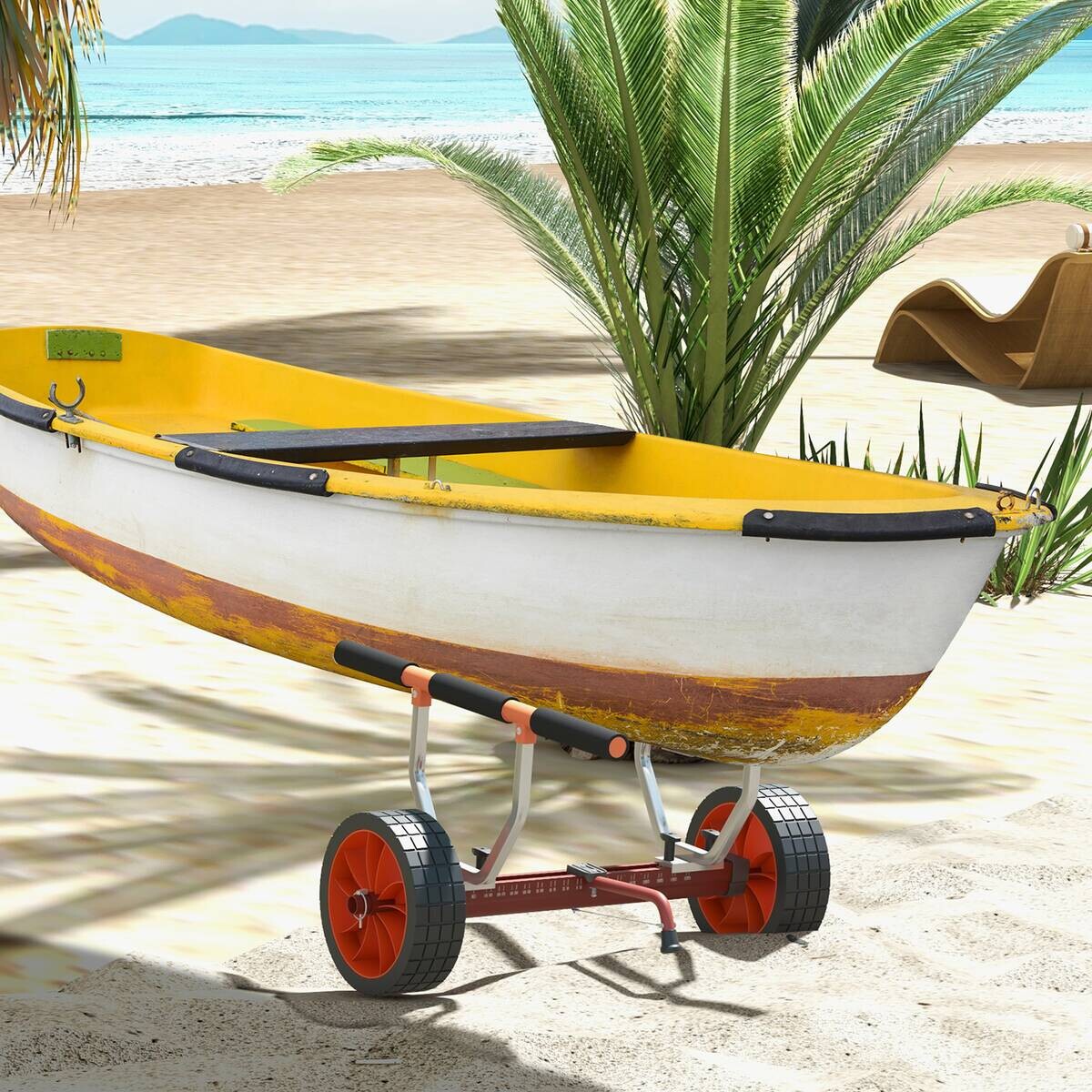 SPORTNOW Outdoor-Aktivitäten grün Edelstahl B/H/L: ca. 72,5x79x42 cm