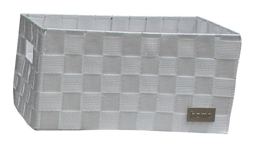 POCOline Aufbewahrungskorb weiß Nylon B/H/L: ca. 16x21x31 cm