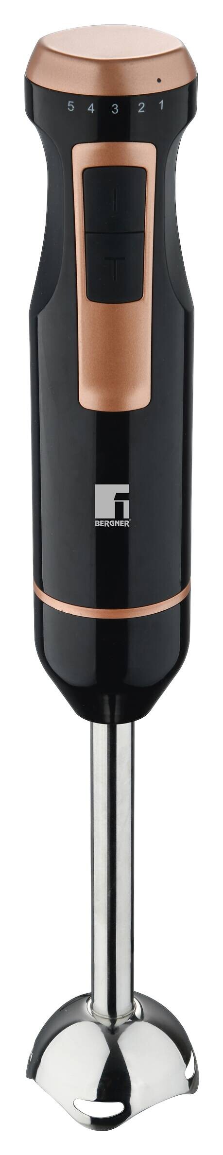 BERGNER Stabmixer schwarz Edelstahl B/H/L: ca. 8x22,5x13 cm