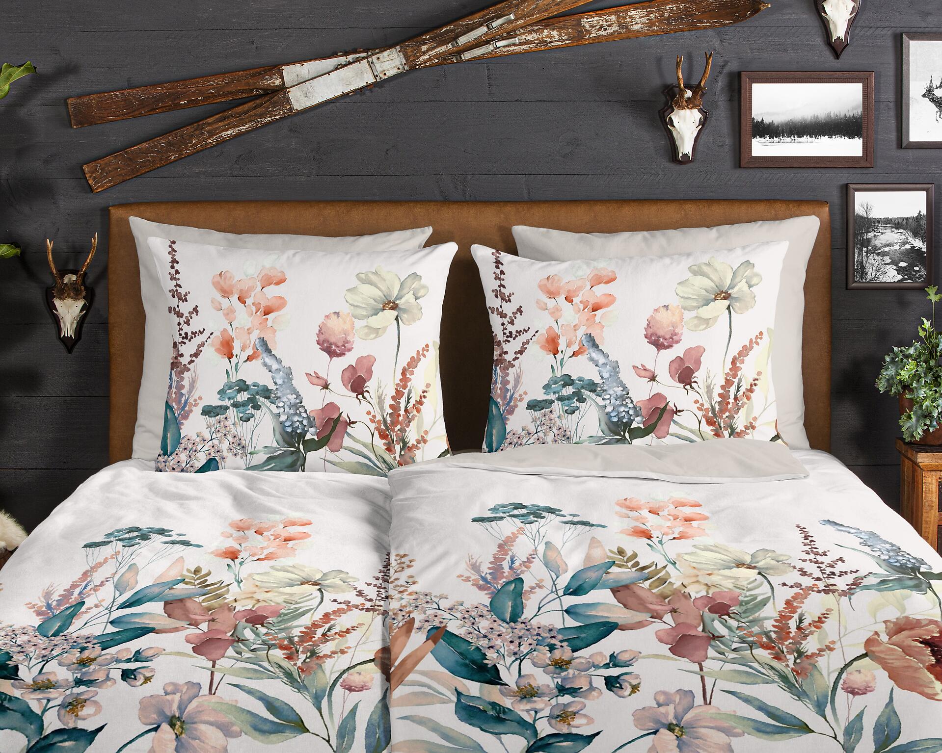 Bettwäsche Aime Multi Baumwolle B/L: ca. 155x220 cm