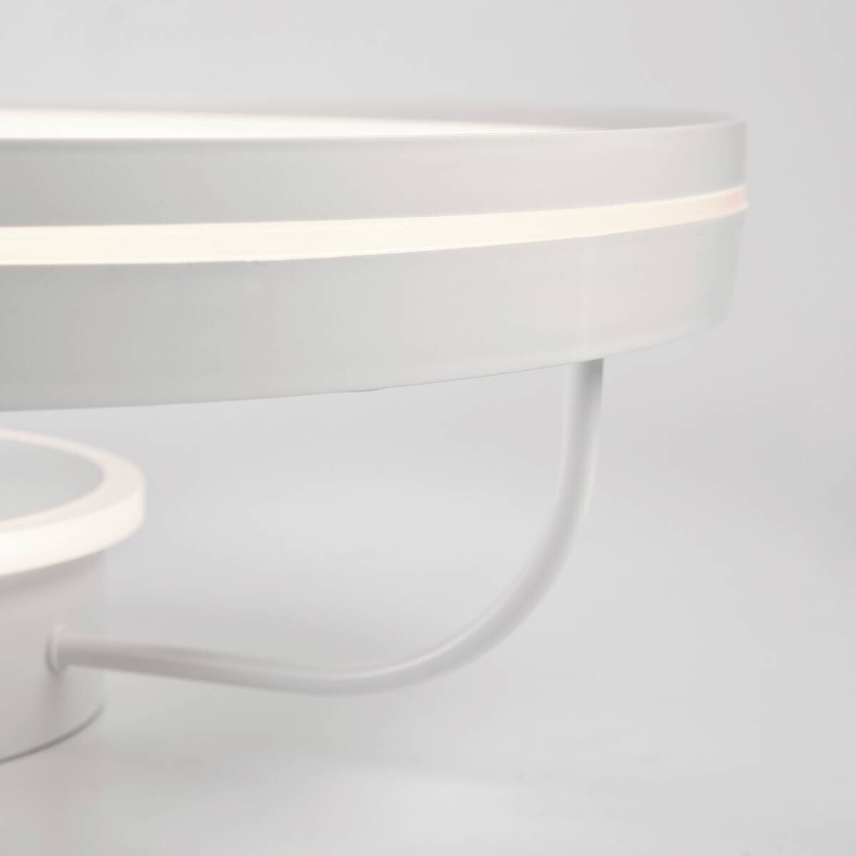 Lamkur LED-Deckenventilator Falco weiß H/L: ca. 17x50 cm 4 Brennstellen