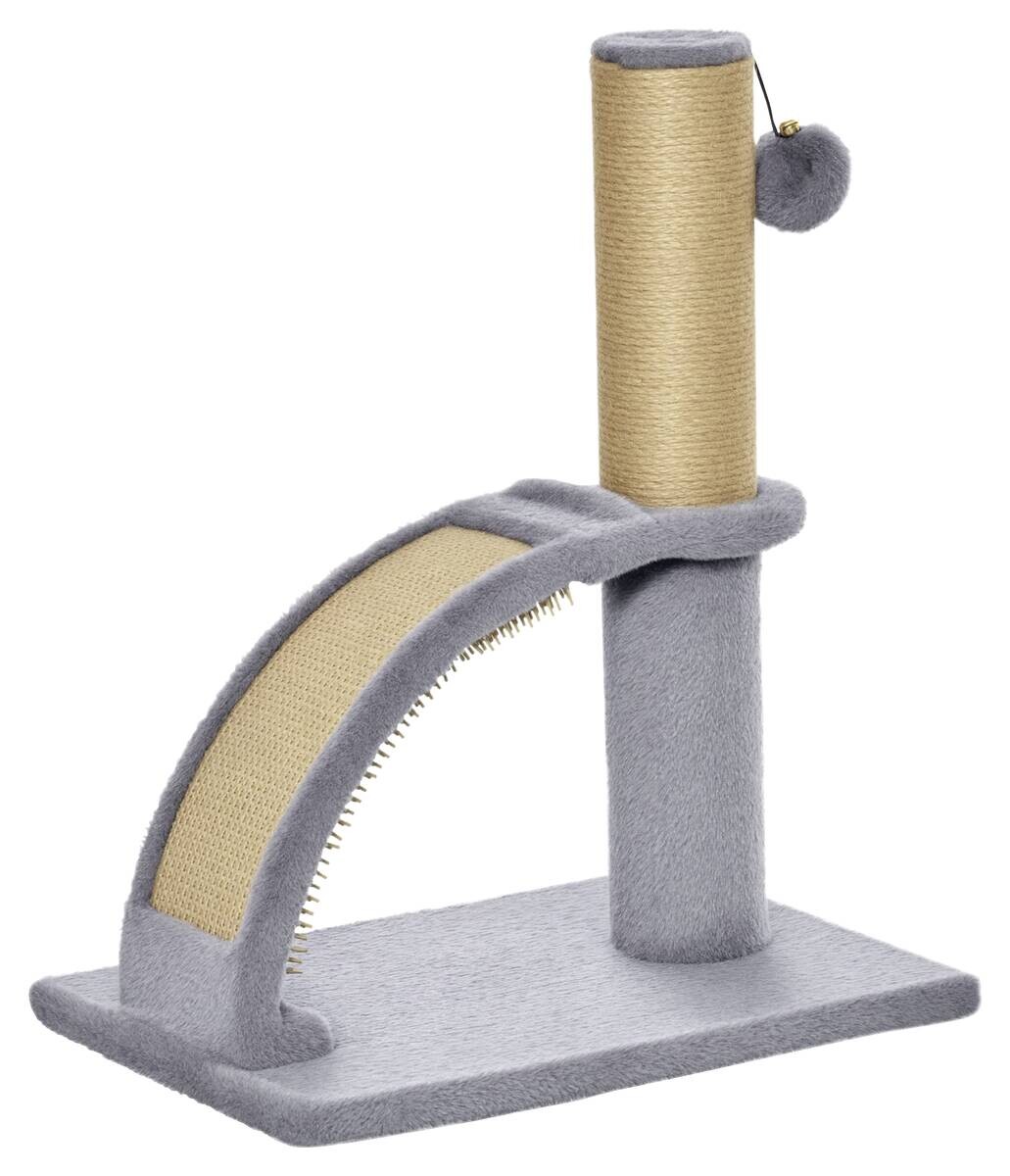 PawHut Kratzbaum grau Polyester B/H/L: ca. 24x43x34 cm