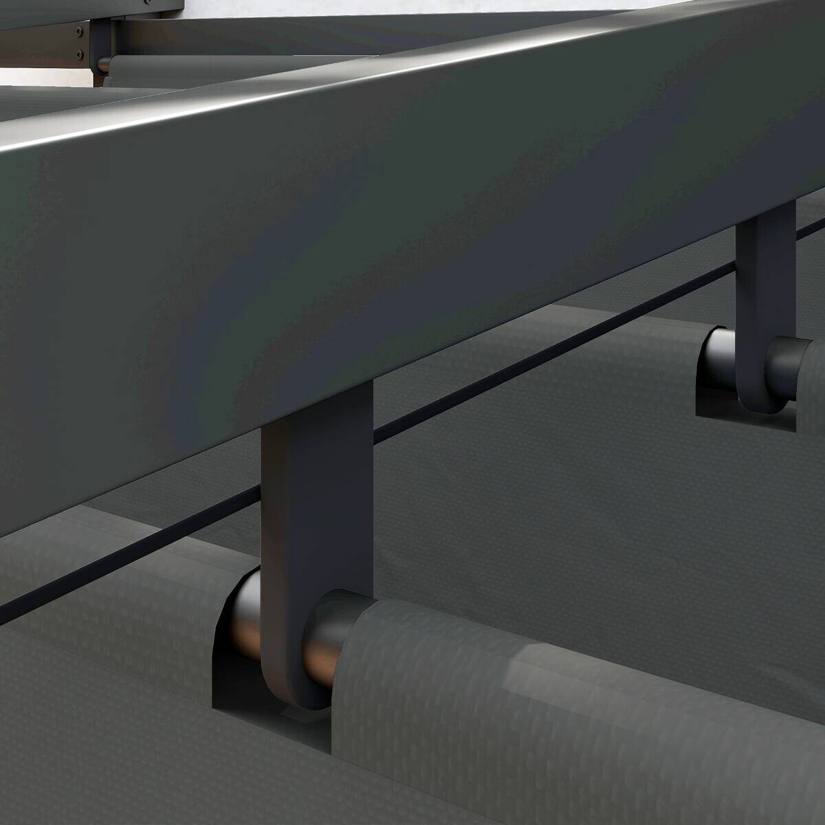 Outsunny Pergola dunkelgrau Aluminium B/H/L: ca. 297x230x297 cm