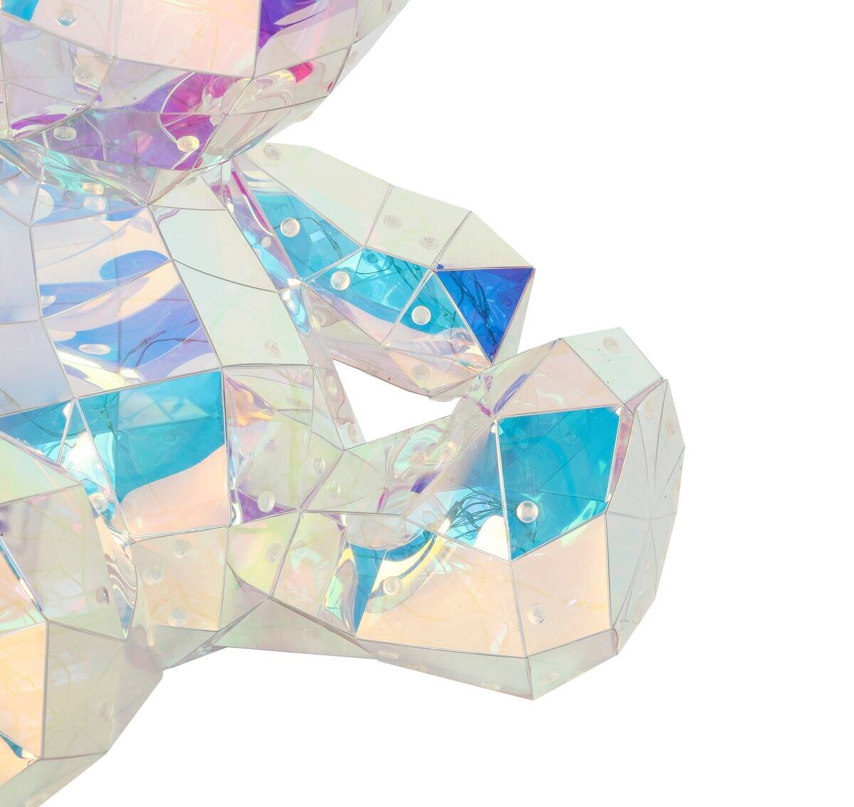 Nolo LED-Dekoleuchte Bear transparent Kunststoff B/H/L: ca. 32x40x29 cm