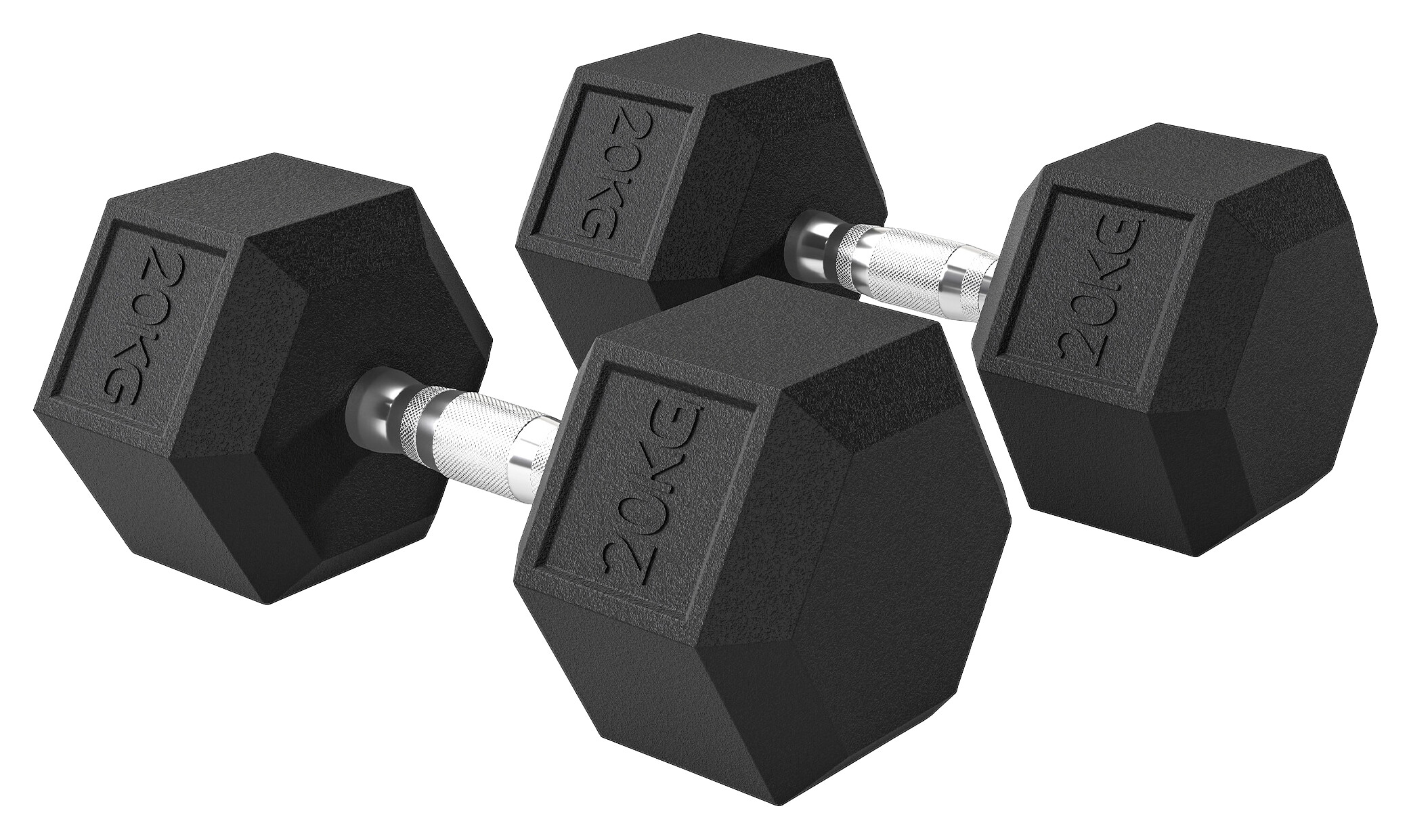 HOMCOM Gummi-Hantel schwarz Gummi B/H/L: ca. 16,6x35,6x16,6 cm