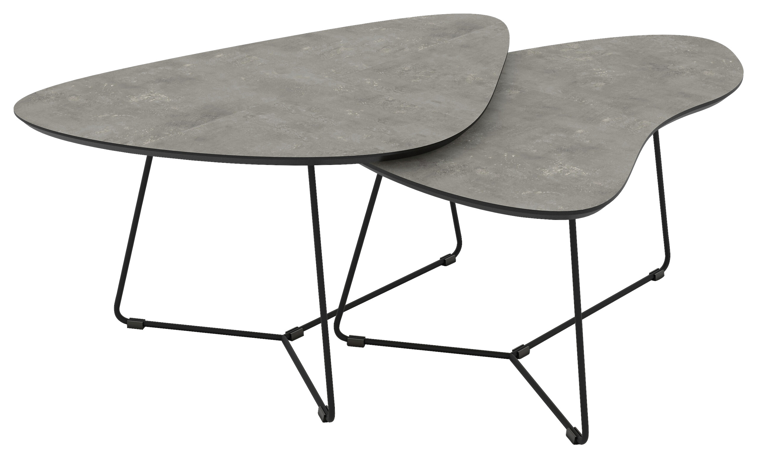 Hela Couchtisch Pisa stone Holzwerkstoff B/H/T: ca. 87x43x59 cm