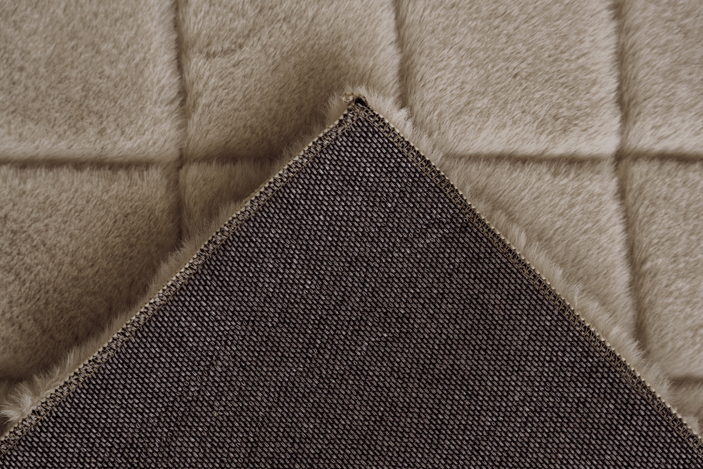 Padiro Hochflorteppich Imala 125 beige B/H/L: ca. 200x3x290 cm